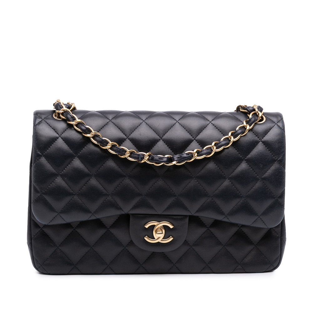Pre-Loved Chanel Jumbo Classic Lambskin Double Flap